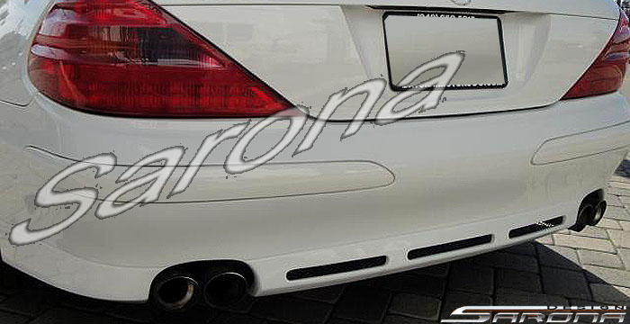 Custom Mercedes SL  Convertible Rear Bumper (2003 - 2012) - $590.00 (Part #MB-064-RB)